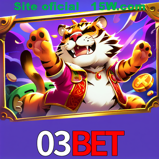 Imagem promocional da 03bet mostrando a plataforma e suas vantagens